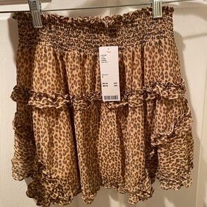 Urban Outfitters mini flowy skirt - size small - brand new with tag on
